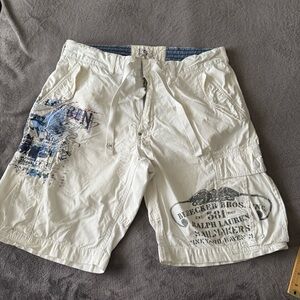 Polo Ralph Lauren Cargo Shorts White Utility size 36